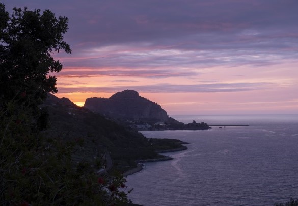 The view at sunset - Villa Talia