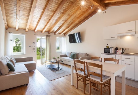 Zona living al primo piano - Villa Tenuta Campetti