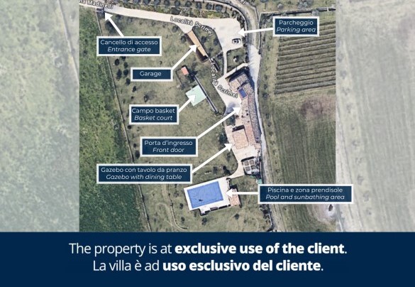 Property Plan - Villa Tenuta Campetti