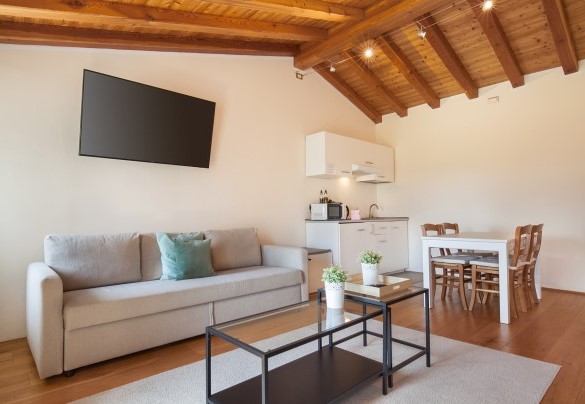 Zona living al primo piano - Villa Tenuta Campetti