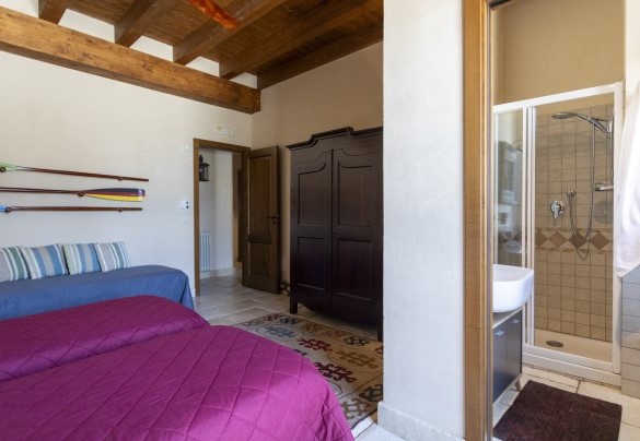 La camera doppia n.2 con bagno con doccia en-suite - Villa Terra del Sole
