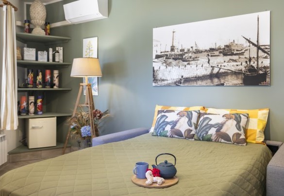 Il divano letto nella dependance - Villa Terra del Sole