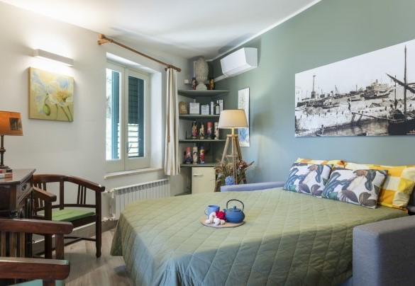 Il divano letto nella dependance - Villa Terra del Sole
