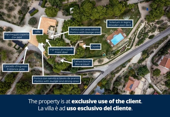 Property Plan - Villa Terra del Sole