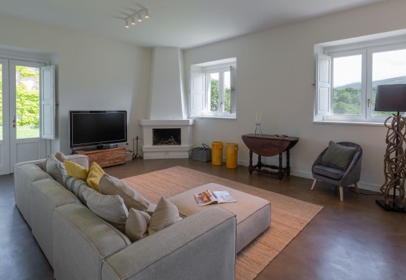 The living room of annex 1 – Villa Terre Normanne