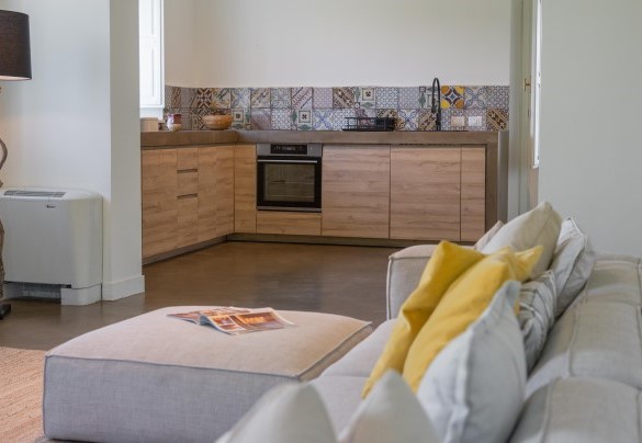 The kitchen in annex 1 – Villa Terre Normanne