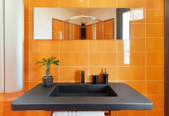 Bathroom with shower n.2 on the second floor – Villa Tiberio