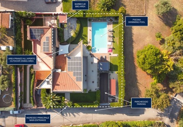 Villa Tiberio - Property Plan