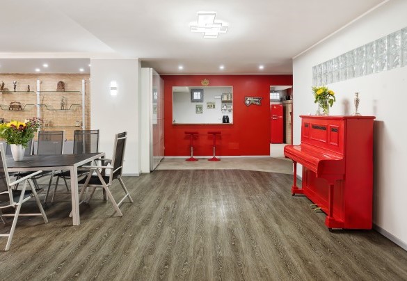 Second kitchen, equipped and furnished with a wood-burning oven in the basement – Villa Tiberio