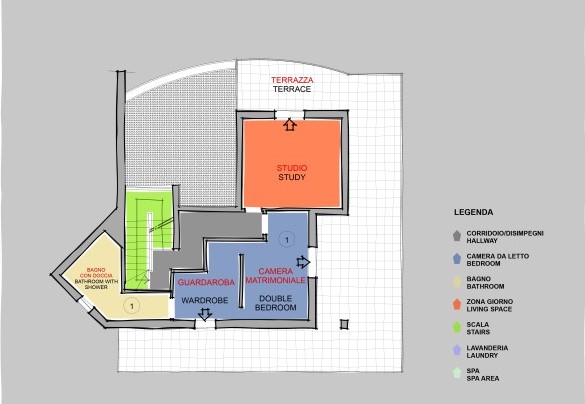 Villa Tiberio - First Floor