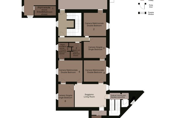 First Floor - Villa Torre di Terzolan