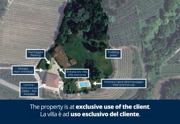 Property Plan - Villa Torre di Terzolan