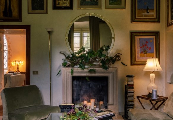 Green Living room with sofa - Villa Torre di Terzolan