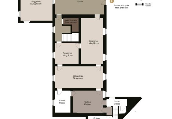 Ground Floor - Villa Torre di Terzolan
