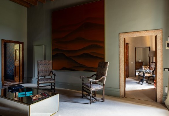 Living area on the first floor  - Villa Torre di Terzolan