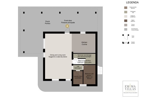 Villa Traiani - Ground floor