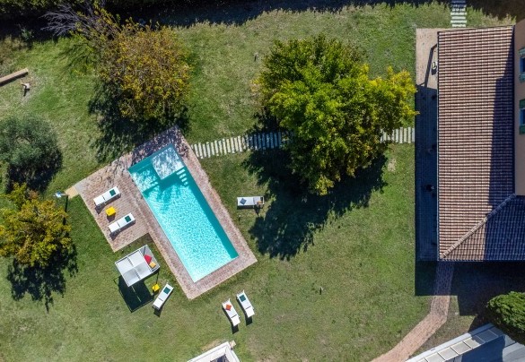 The swimming pool - Villa Traiani