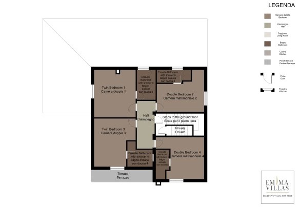 Villa Traiani - First Floor