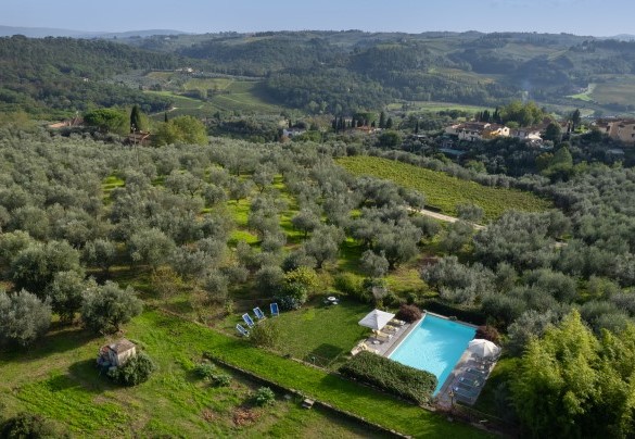 The enchanting view and peace of the countryside just a few km from Florence - Villa Treggiaia