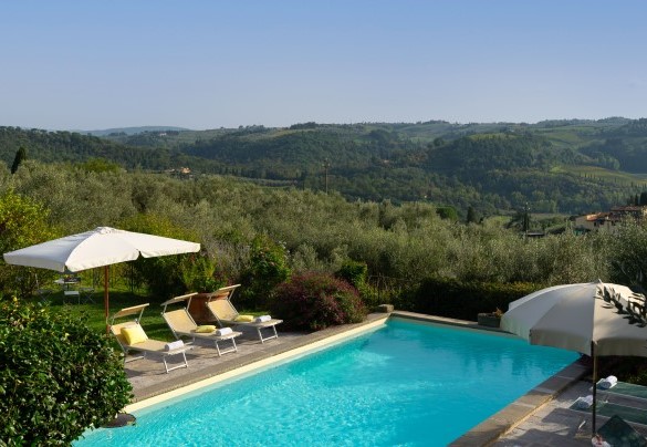 The enchanting view and peace of the countryside just a few km from Florence - Villa Treggiaia