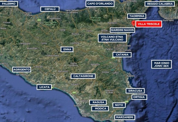 Villa Triscele - Mappa 