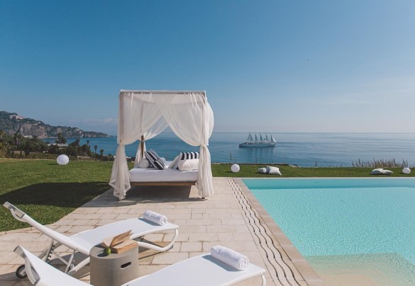 Relax zone with sea view - Villa Triscele