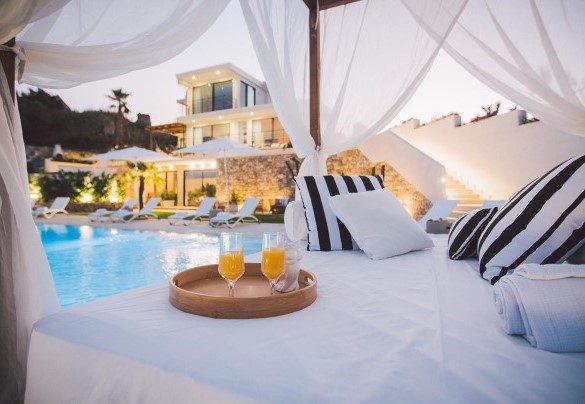 relax zone in the evening - Villa Triscele