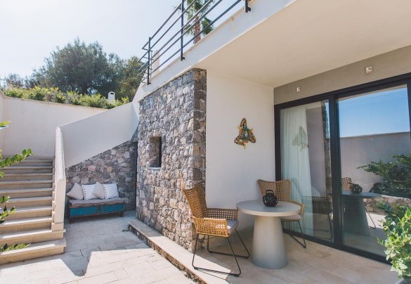 outdoor with the staris - Villa Triscele
