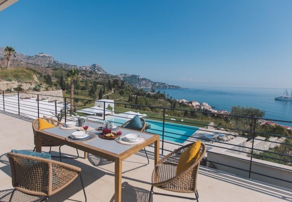 sea view from outdoor Living - Villa Triscele
