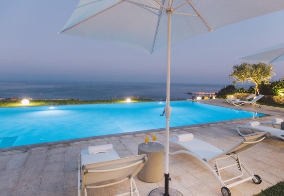 sea  view on the evening - Villa Triscele