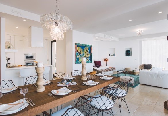 living and kitchen - Villa Triscele