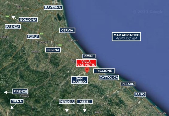 Villa Vae Victis - Mappa