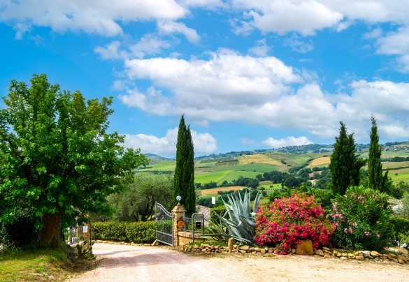 Glimpse of the hillside view – Villa Valgiorgia