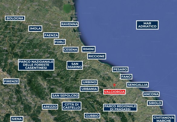 Valgiorgia - Map