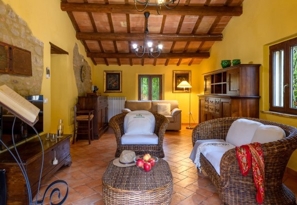 Living room on the ground floor – Villa Valgiorgia