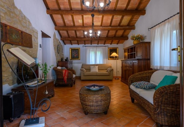 Living room on the ground floor – Villa Valgiorgia