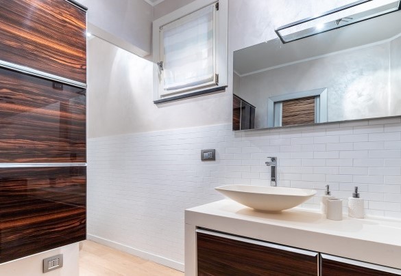 Il bagno di servizio al pianterreno - Villa Veretium