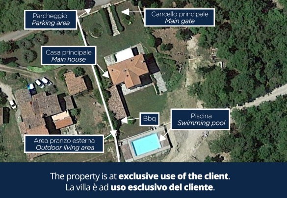 Villa Vittoria D'Anghiari - Property Plan 