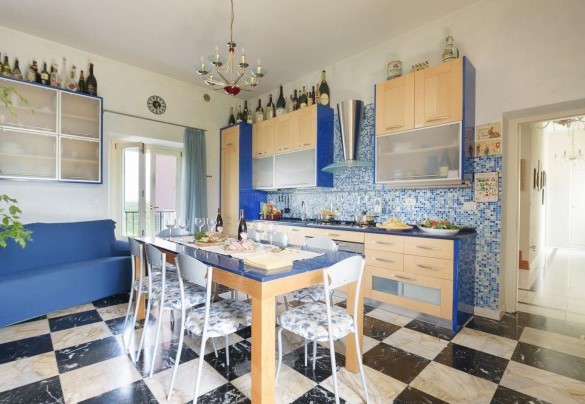  Kitchen on the ground floor in the main house - Villa Vittoria D'Anghiari