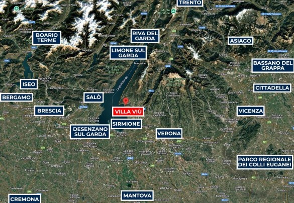 Villa Viù - Map