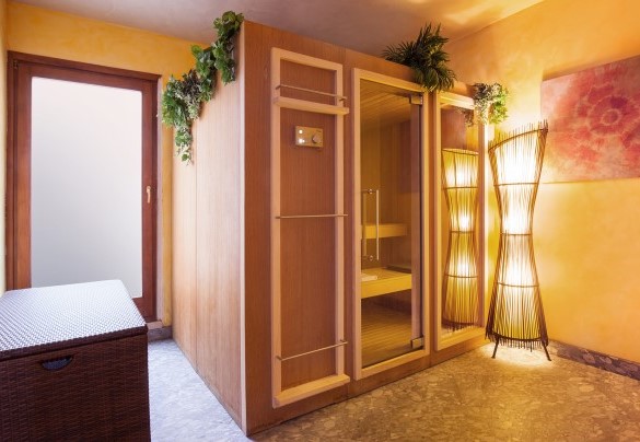 Sauna in the spa - Villa Viù