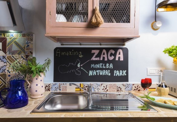 Particolari della cucina - Villa Zaca