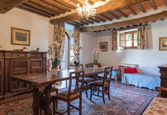 La sala da pranzo dallo stile unico - Villalta