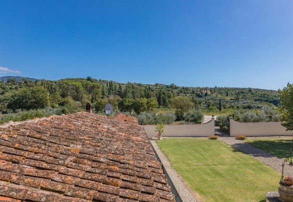Il cortile interno alla villa - Villalta