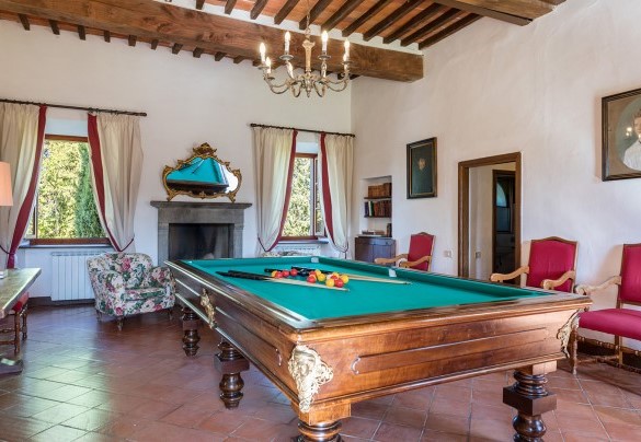 La stupenda sala biliardo - Villalta