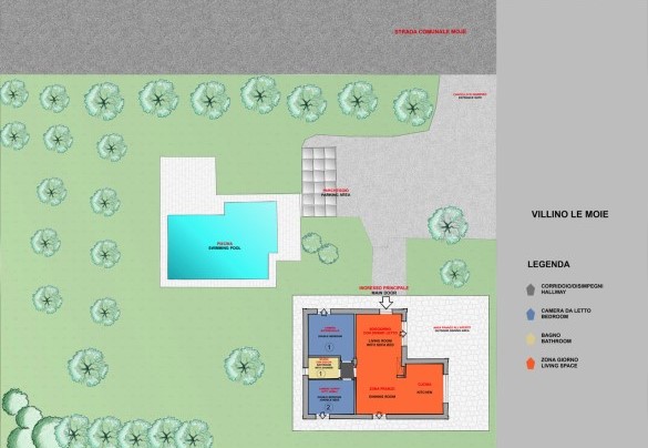 Villino le Moie - Property Plan