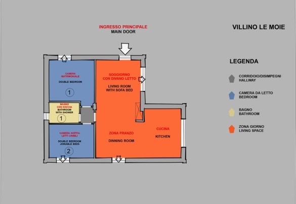 Villino le Moie - Ground floor