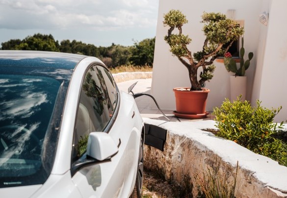 The electric charging station - White Stone House