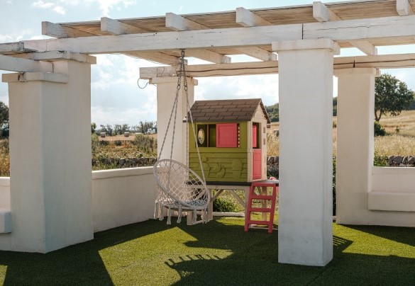 The pool gazebo next to the sundeck area - White Stone House
